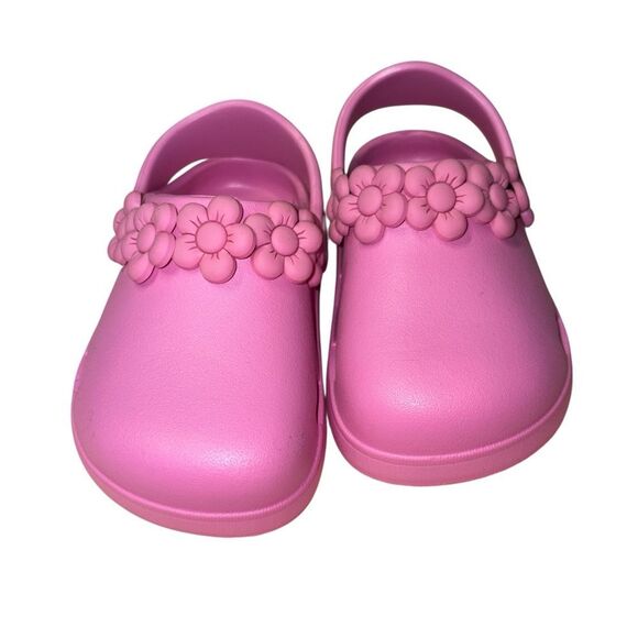 Bearpaw pink flower clogs size 4c - Picture 1 of 4